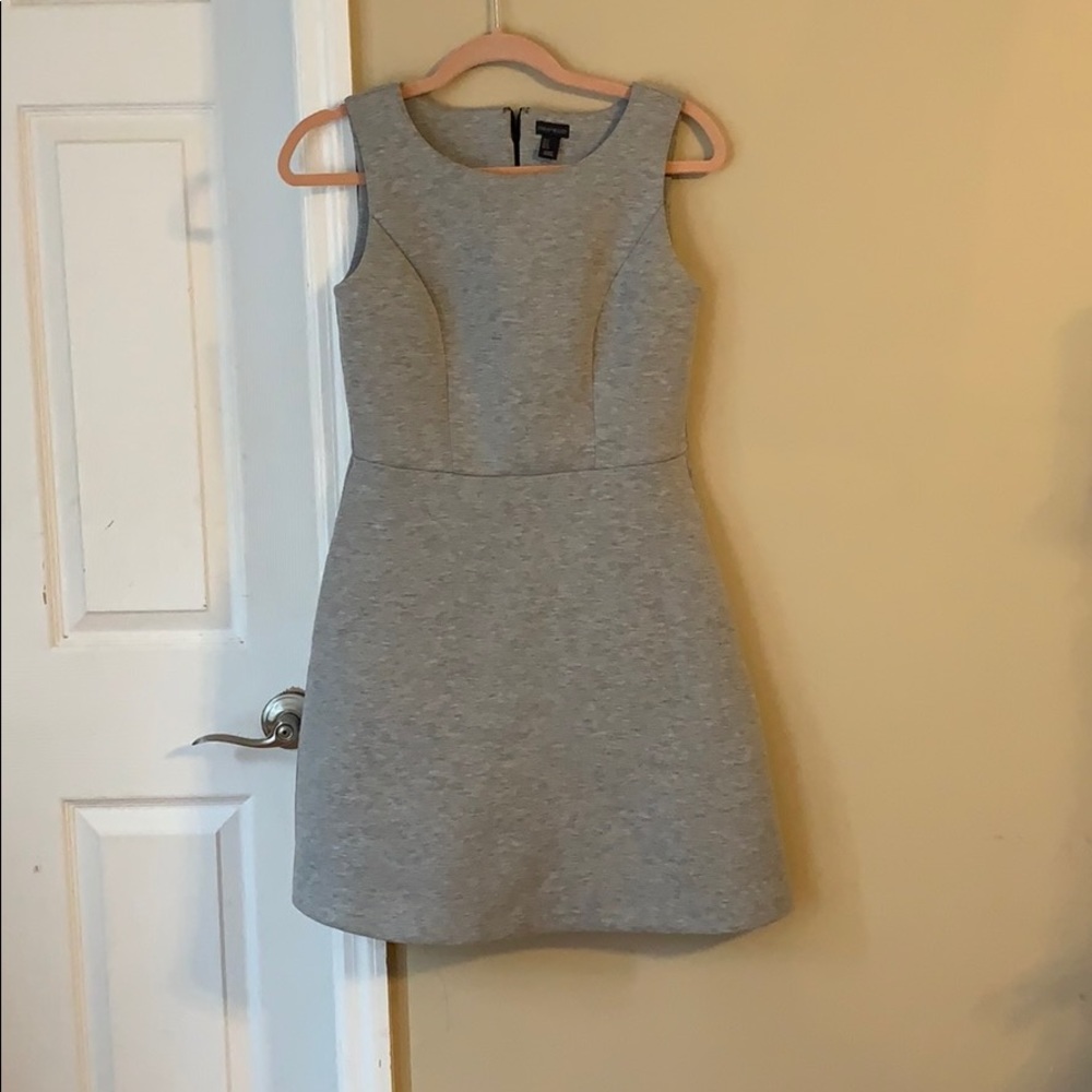 Grey structured dress